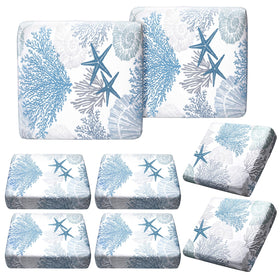 Hosuly starfish cushion cover adds coastal charm to your sofa.