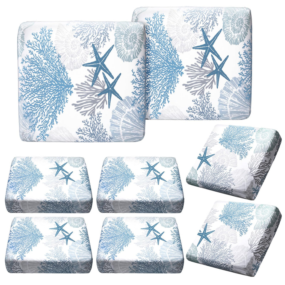 Hosuly starfish cushion cover adds coastal charm to your sofa.