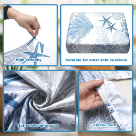 Hosuly stretch-fit 20-27in cushion cover fits cushions securely.