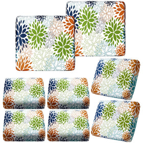 Hosuly summer-dahlia-pattern cushion cover for fresh patio styling