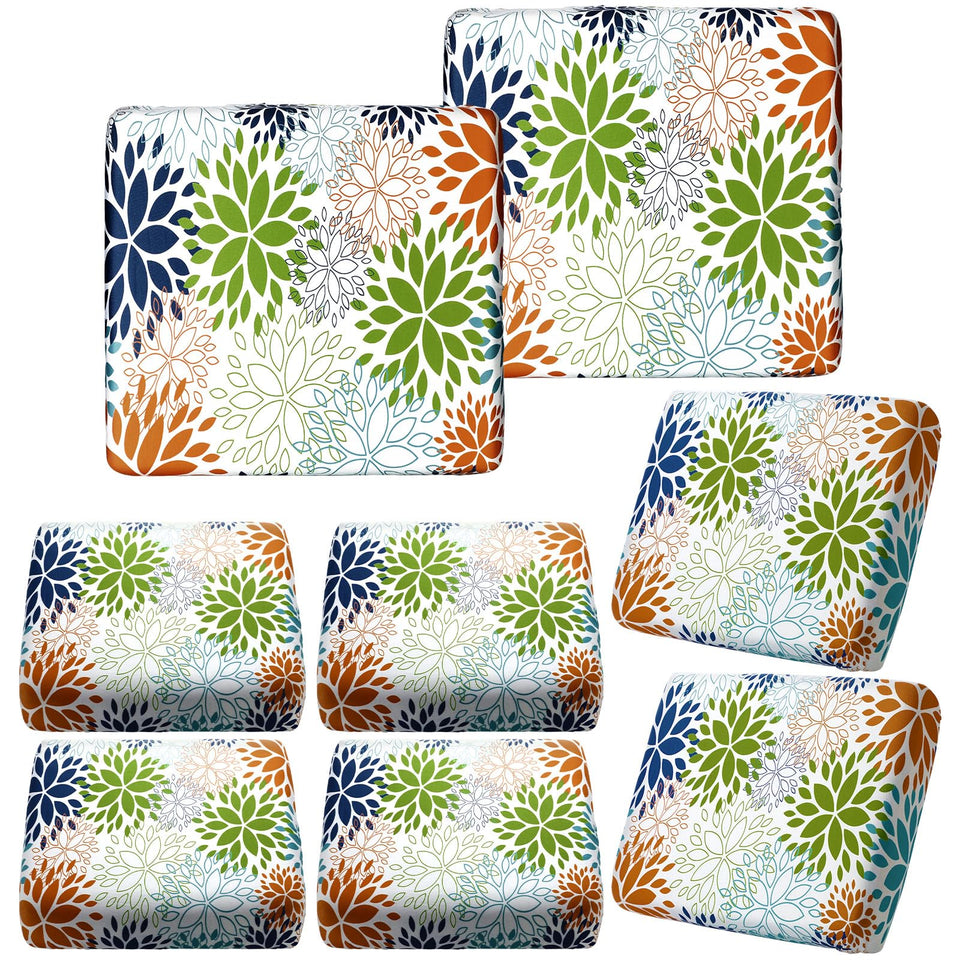 Hosuly summer-dahlia-pattern cushion cover for fresh patio styling