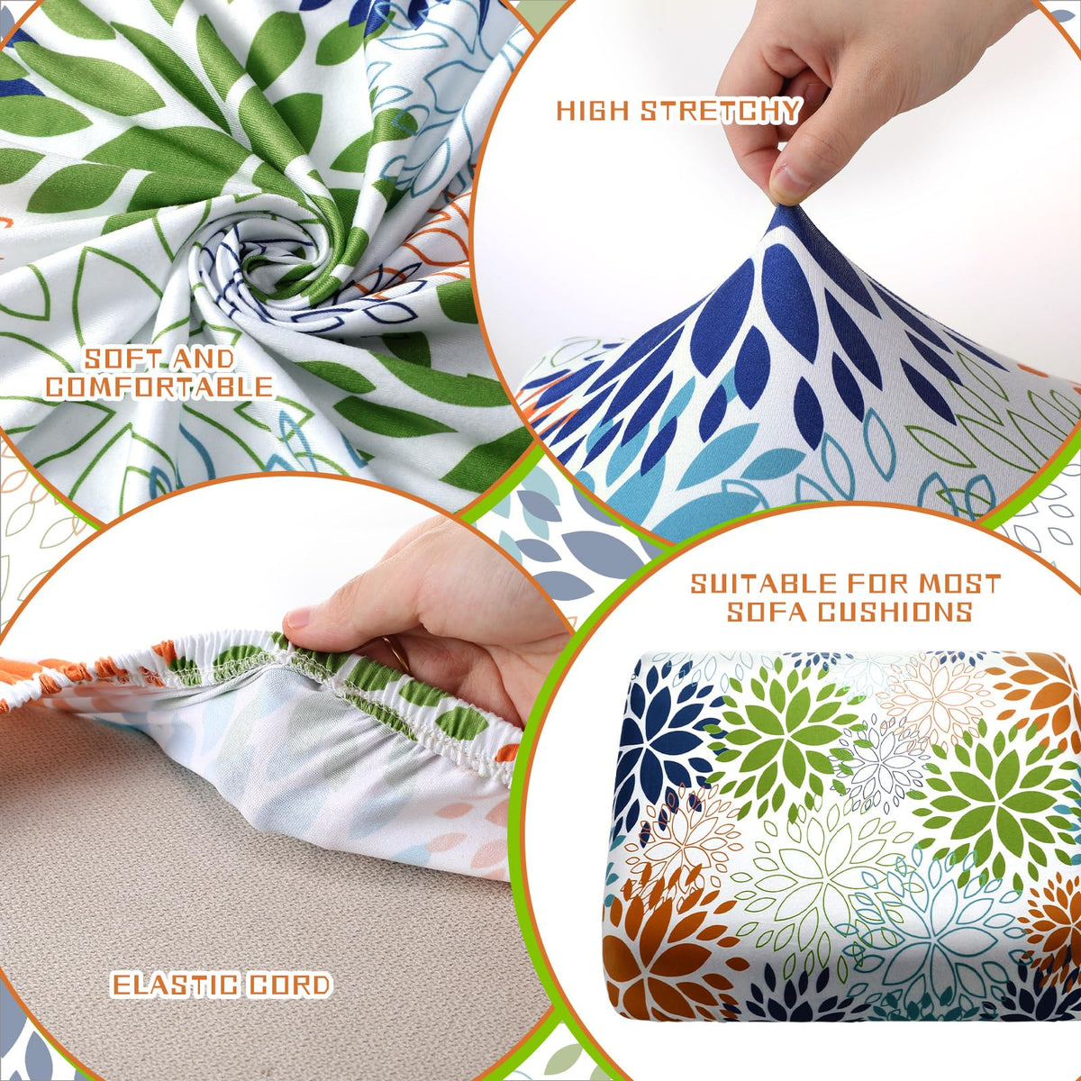 Hosuly tropical-flower slipcover adds vibrant summer vibes