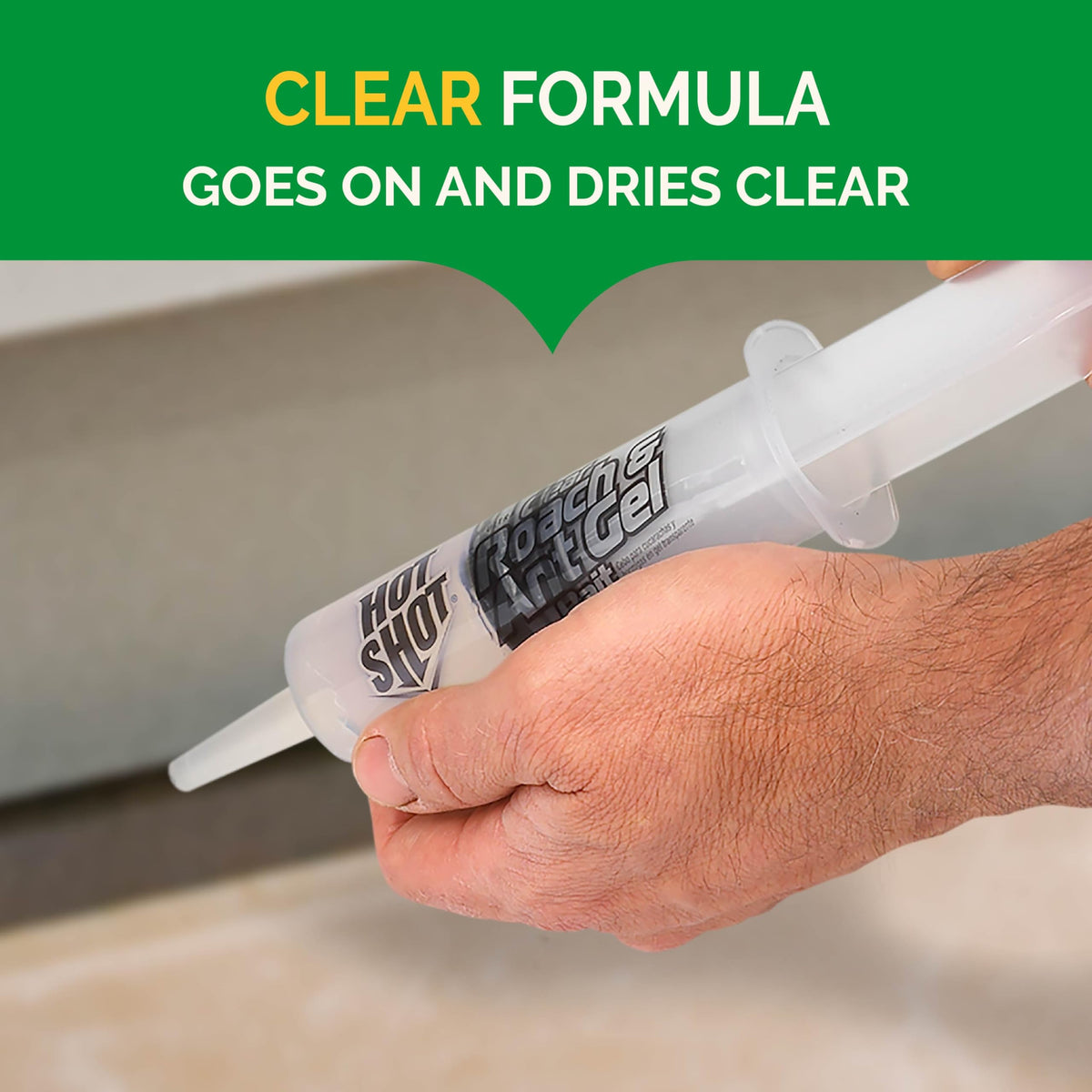 HOT SHOT Ultra Clear provides up to three months residual control.