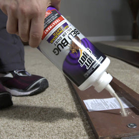Hot Shot Bed Bug Killer Dust treats mattress seams for targeted control.