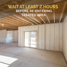 Hot Shot product graphic indicating 2,000 cu ft coverage.