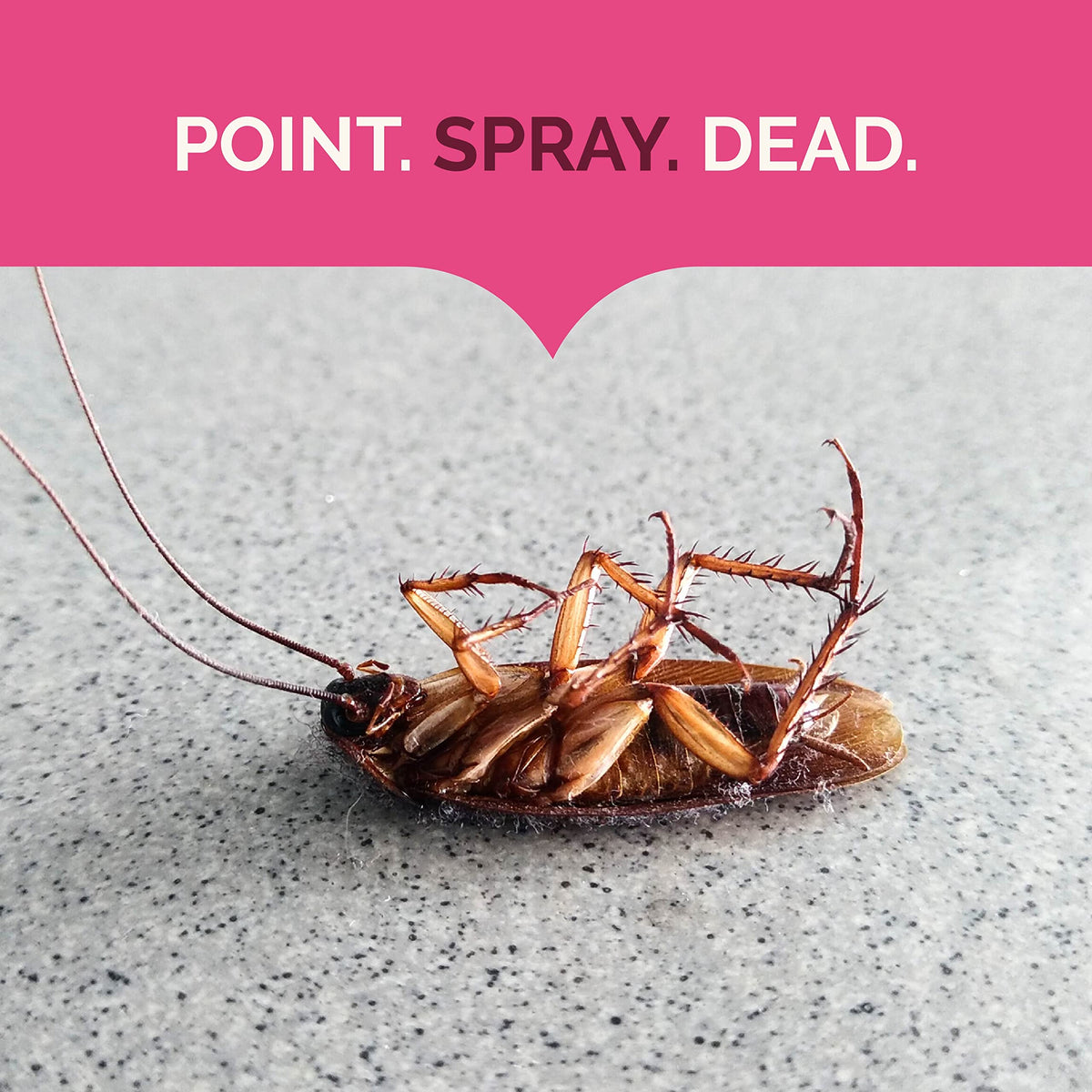 Hot Shot fresh floral scent helps pest control with a pleasant odor.