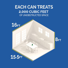 HOT SHOT No-Mess Fogger kills pests on contact for fast results.