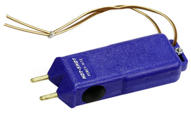 HOT-SHOT Power-Mite pocket-size livestock prod in hand for quick, on-the-go handling.