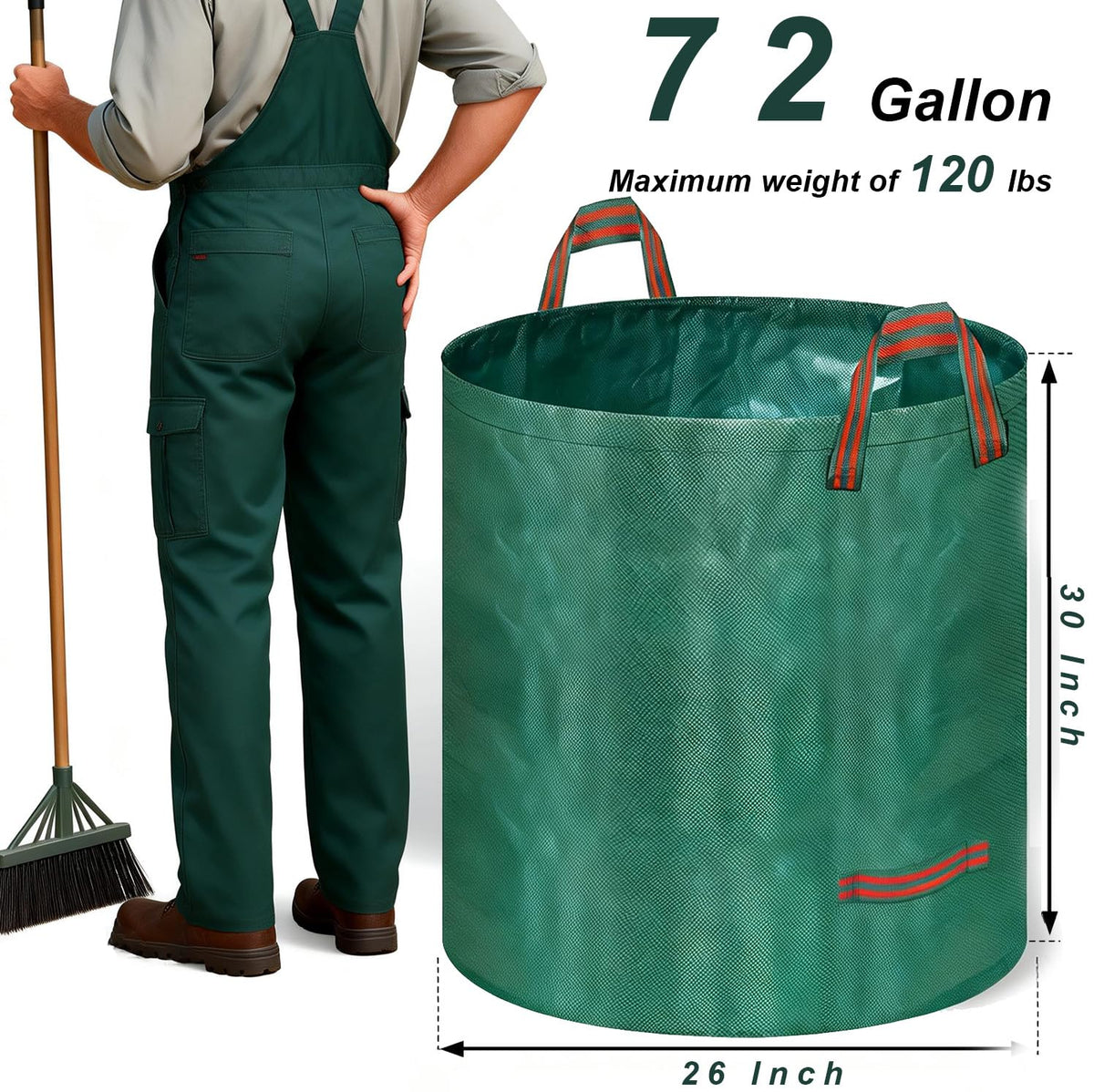 Hot Shot Tools lawn and leaf bags with stand-up design for easy loading