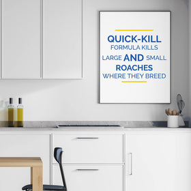 Refrigerator-area placement of Hot Shot Ultra Liquid Roach Bait; helps address hotspots.
