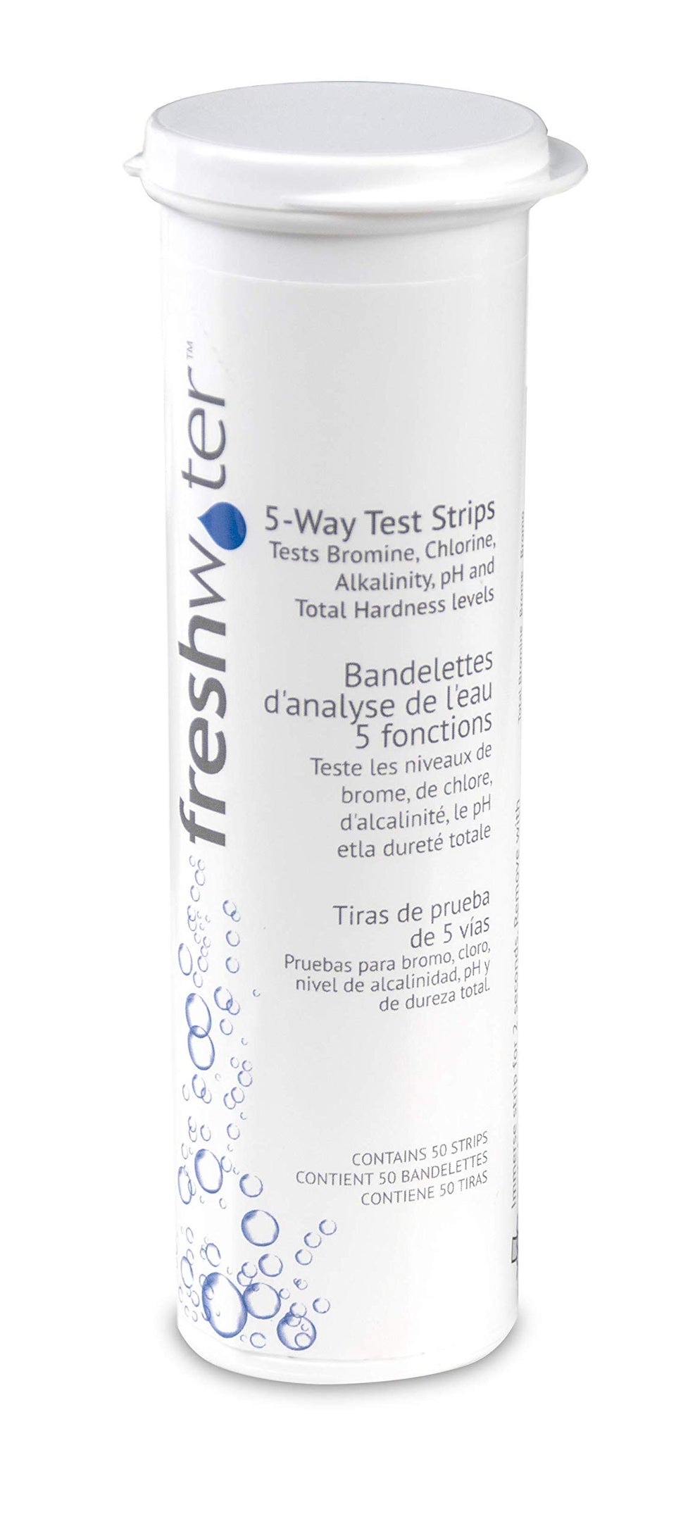 Hot Spring Freshwater Spa Test Strips for quick spa water testing and clarity maintenance.