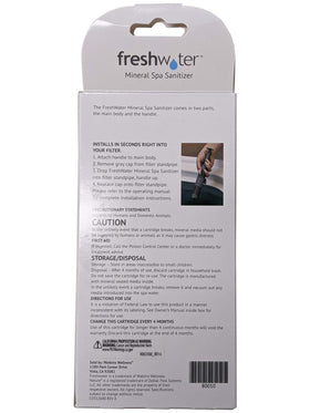Hot Spring Mineral Spa Cleaner Silver Ionizer 80010 packaging with refreshed design for easy storage