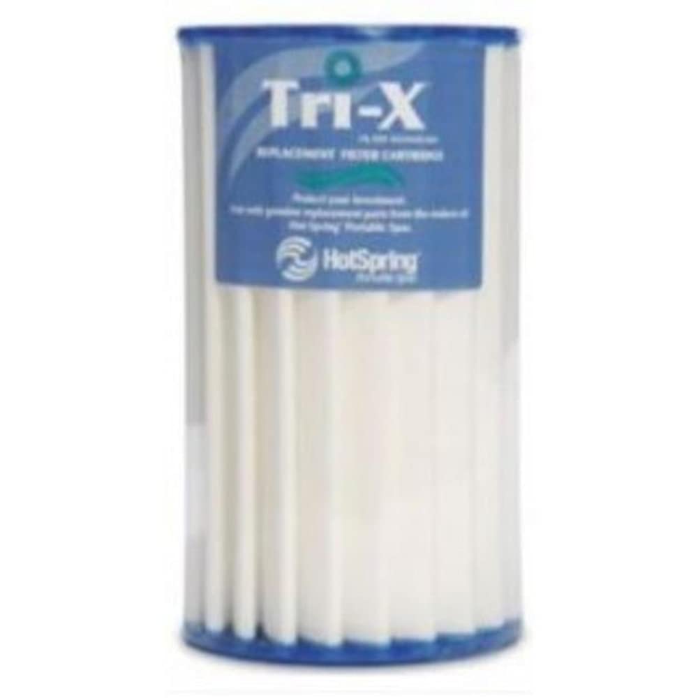 Hot Spring Tri-X ceramic cartridge filter 73250 in white, for clear spa water