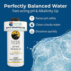 Hot Tub Things alkalinity increaser packaging ready for spa and pool use