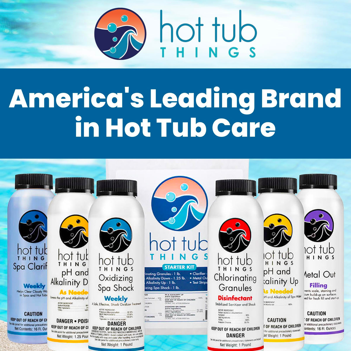 Hot Tub Things pH up 1lb for stable water balance and clarity