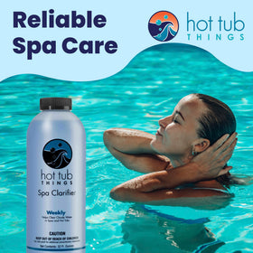 Hot Tub Things Spa Water Clarifier easy to use formula for maintenance