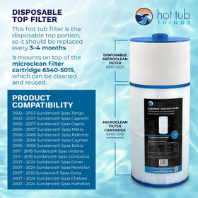 Hot Tub Things tool-free installation simplifies filter change in minutes
