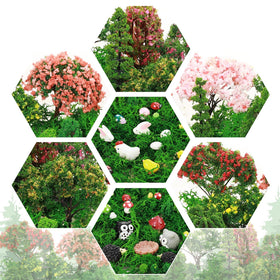 Hoteam decorative moss bag adds natural texture to displays