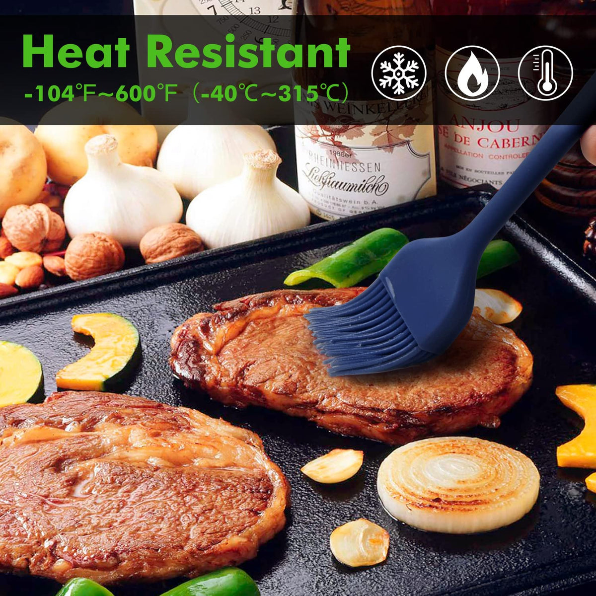 HOTEC BPA-free design ensures safe food use during basting