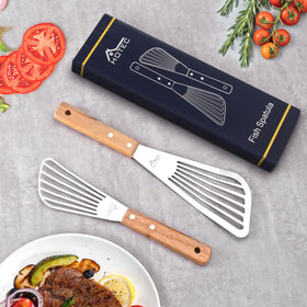 HOTEC stylish 2-piece spatula set for any kitchen counter