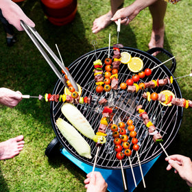 Hotec tongs ideal for burger flipping and salad serving