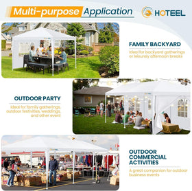 Hoteel 10x20ft party tent easy assembly by two people