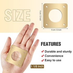Hotop 12pcs portals kit fits most bird houses for secure openings.