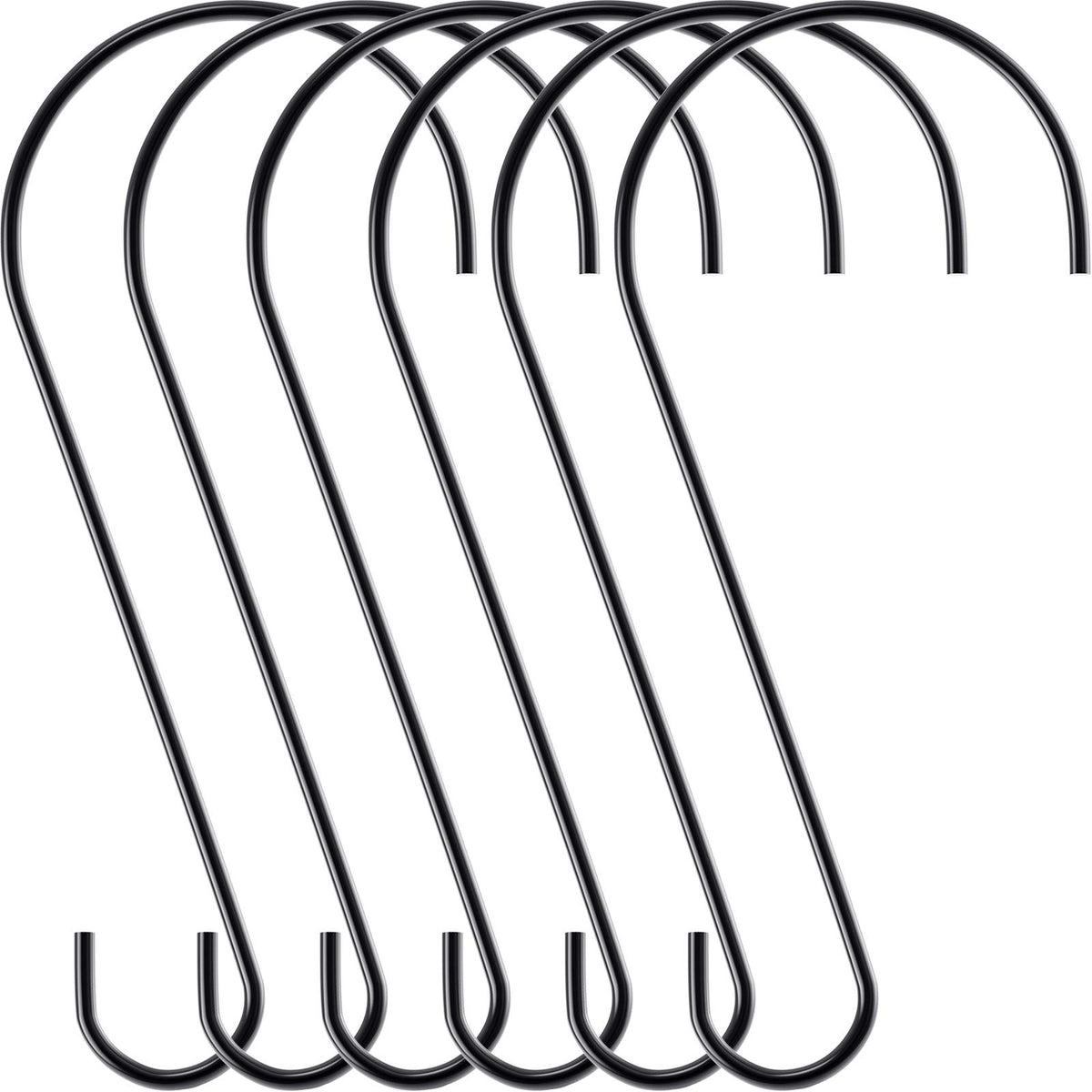Hotop bird feeder hook, 12-inch stainless steel, ideal for outdoor hanging.