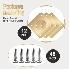 Hotop bluebird house protector copper-portal guards against chewing and intrusion.