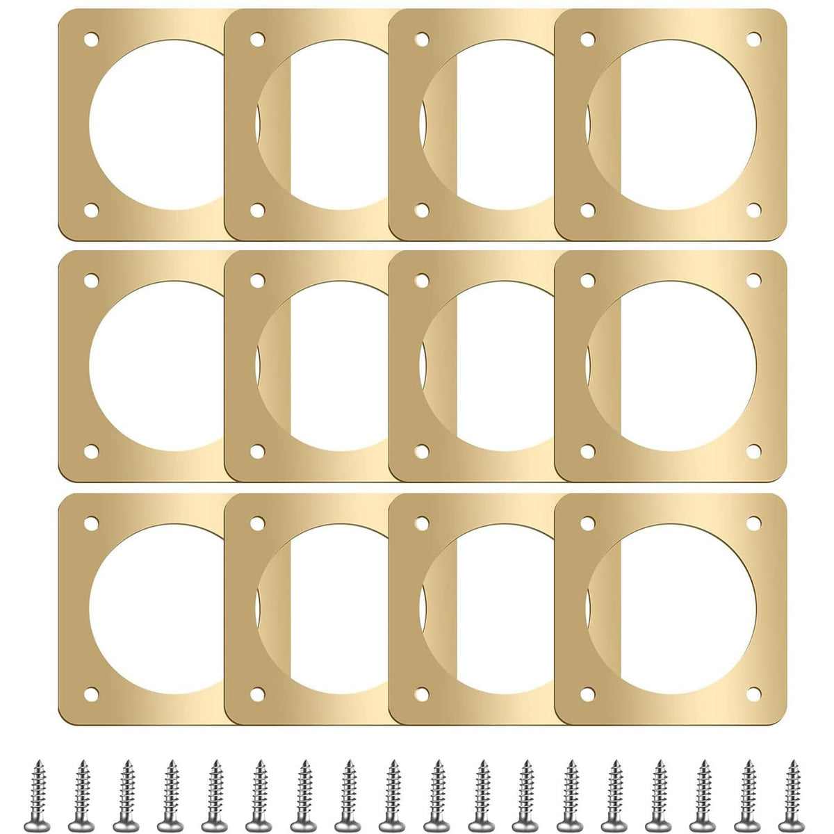 Hotop bluebird portal guard copper, 12-pack, secures openings for safer nesting.