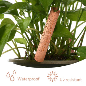 Hotop copper plant tags in garden labeling herbs and trees