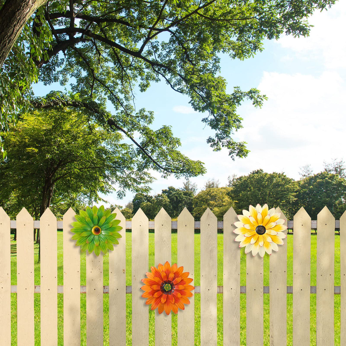 Hotop rustic Boho daisy decor complements indoor and outdoor home spaces