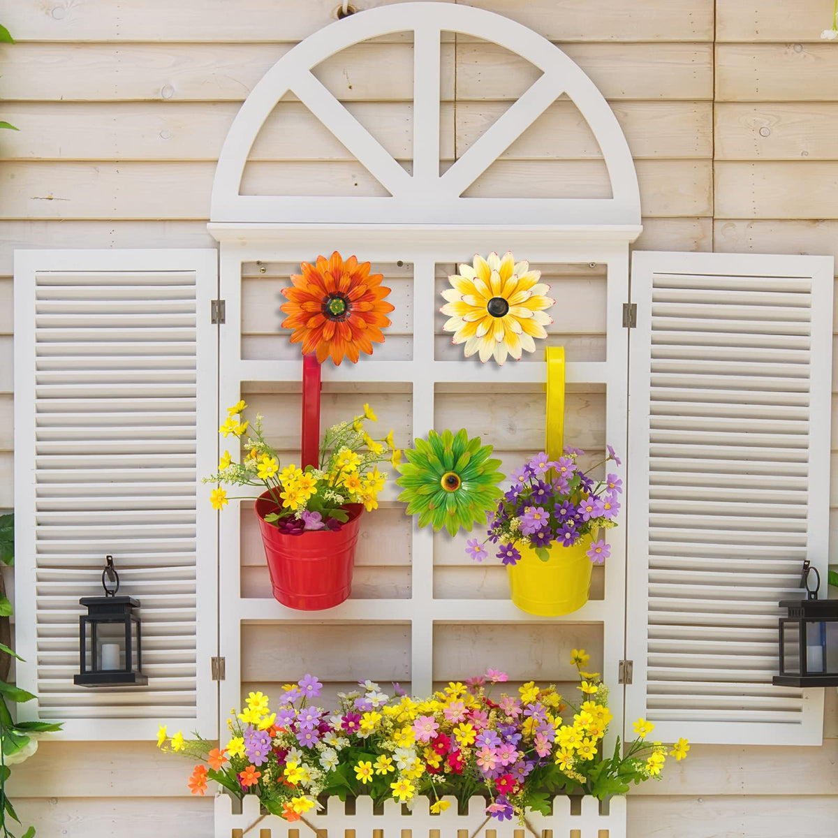 Hotop metal flower art gifts evoke natural warmth and charm