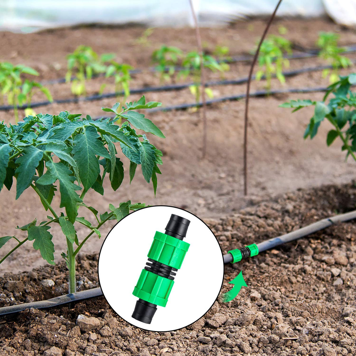 Hotop drip irrigation pack 12 pieces for versatile daily setups.