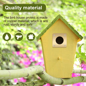 Hotop easy-installation copper portal simplifies securing openings on any box.