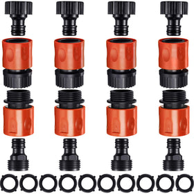 Hotop garden hose quick connector set for easy, leak-free setup.