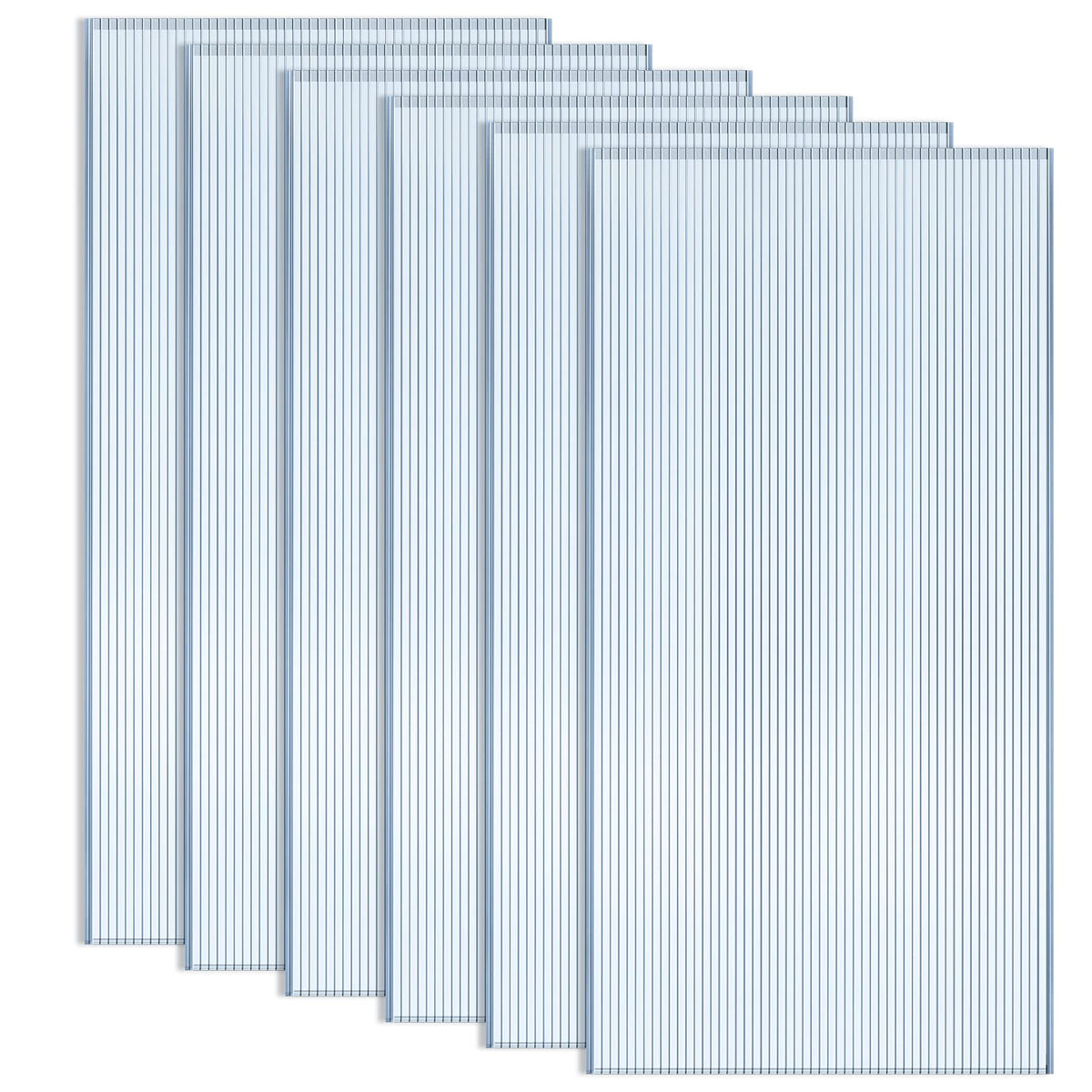 Hotop greenhouse panel outside view shows durable, translucent cover