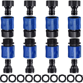 Hotop hose end connector blue for easy leak-free attachment.