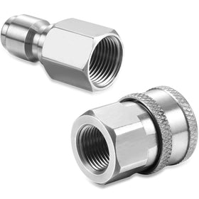 Hotop NPT-compliant connector parts 3/8 inch ensure broad compatibility.