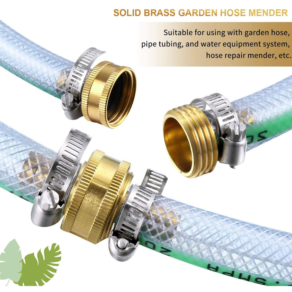 Hotop stainless steel clamp shown for secure leak protection