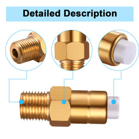 Hotop 1/4 inch valve with 45 mm length, precise fit.