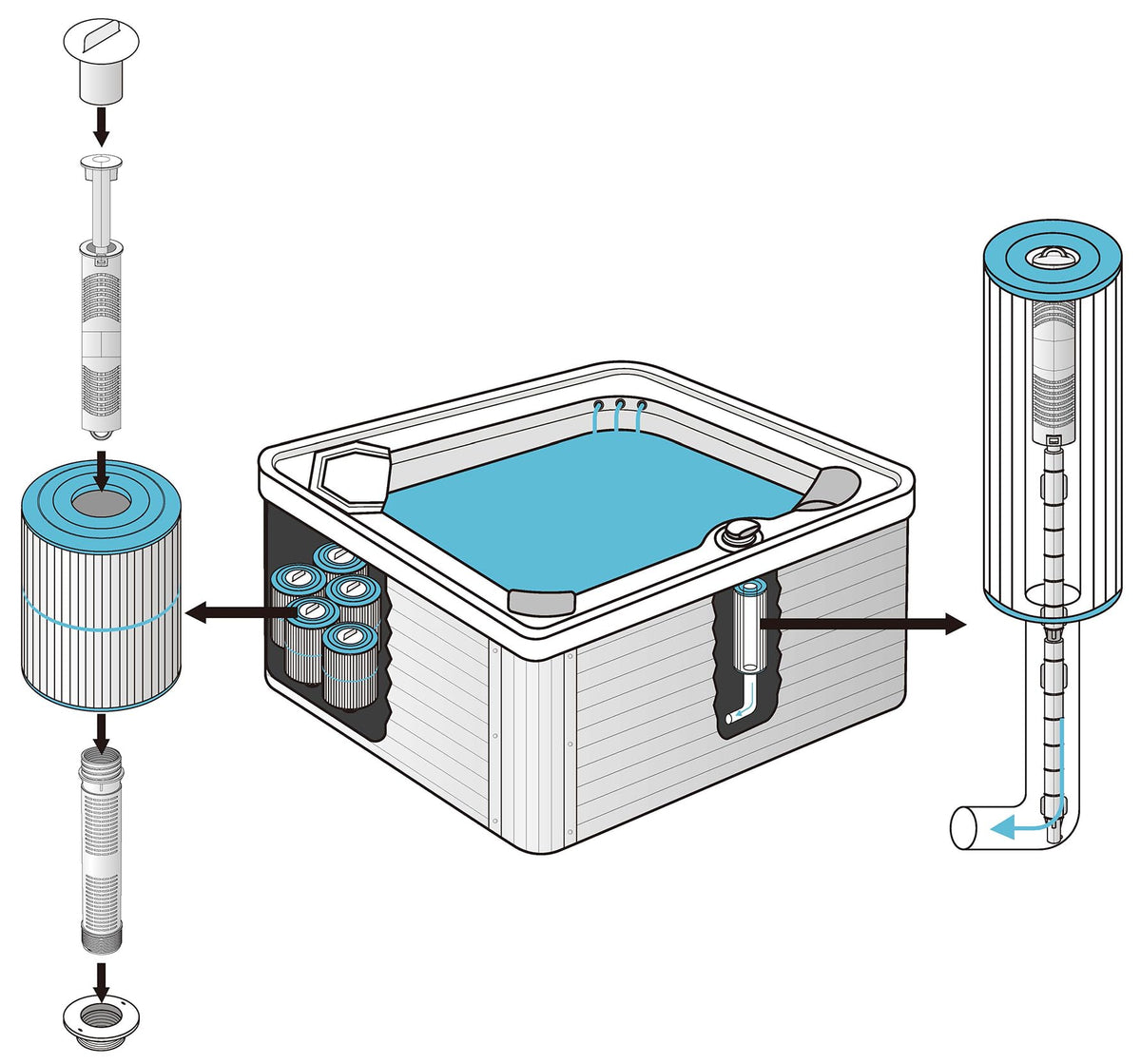 HOTSPRING HOTUB compatibility warning—not for salt or IQ systems