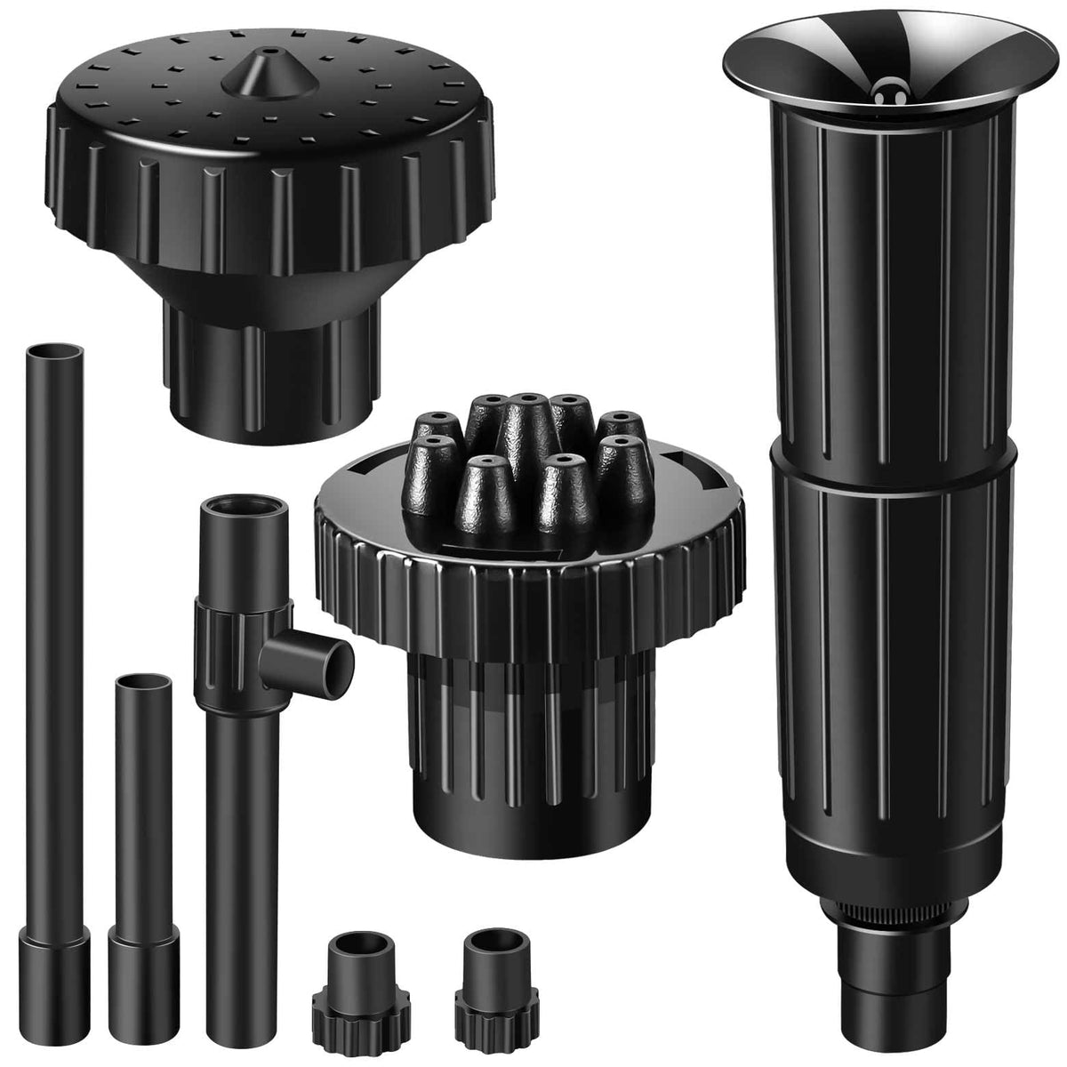 Hottche fountain mushroom spray head for decorative pond display