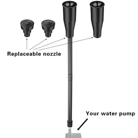 Hottche eight-piece fountain set is ready to use with compatible pumps.