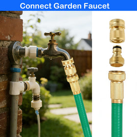 Hourleey 3-4 GHT thread for universal hose compatibility.