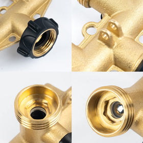 Hourleey 3/4-inch hose connection for universal compatibility