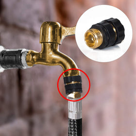 Hourleey 3-4 inch thread standard fits most garden hoses securely.
