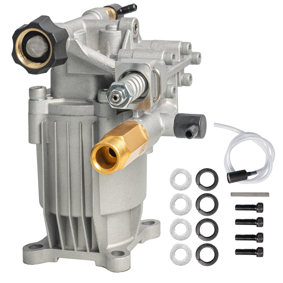 Hourleey 3400 PSI pump front view for quick replacement and powerful cleaning.