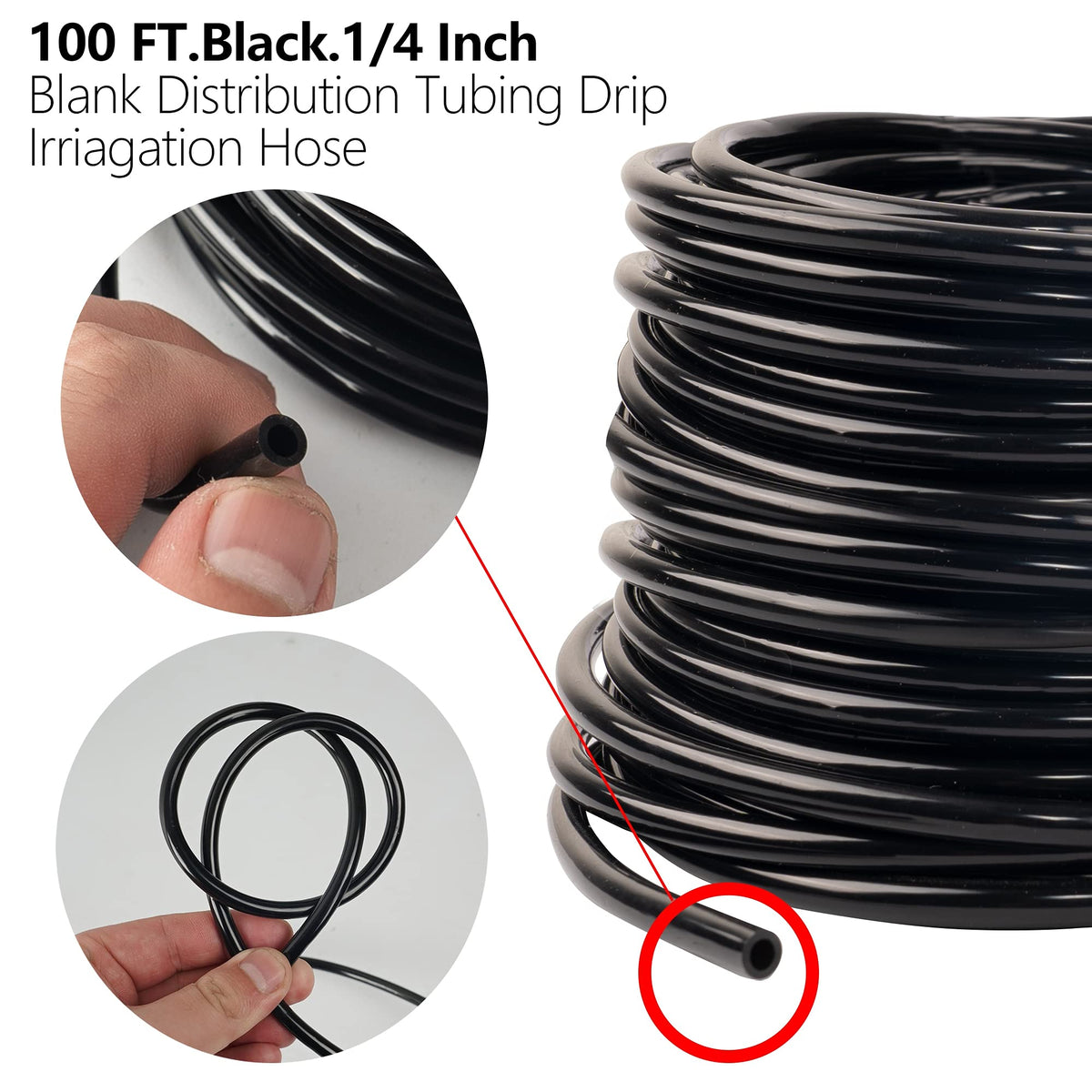 Hourleey 4mm inner and 7mm outer dimensions support reliable connections.