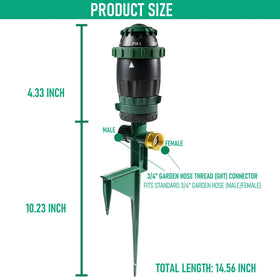 Hourleey female adapter with metal ring prevents leaks during watering
